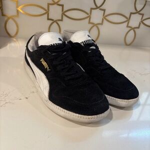 PUMA Icra Trainer Suede Black/White - 35622201 - Size 8.5 Preowned